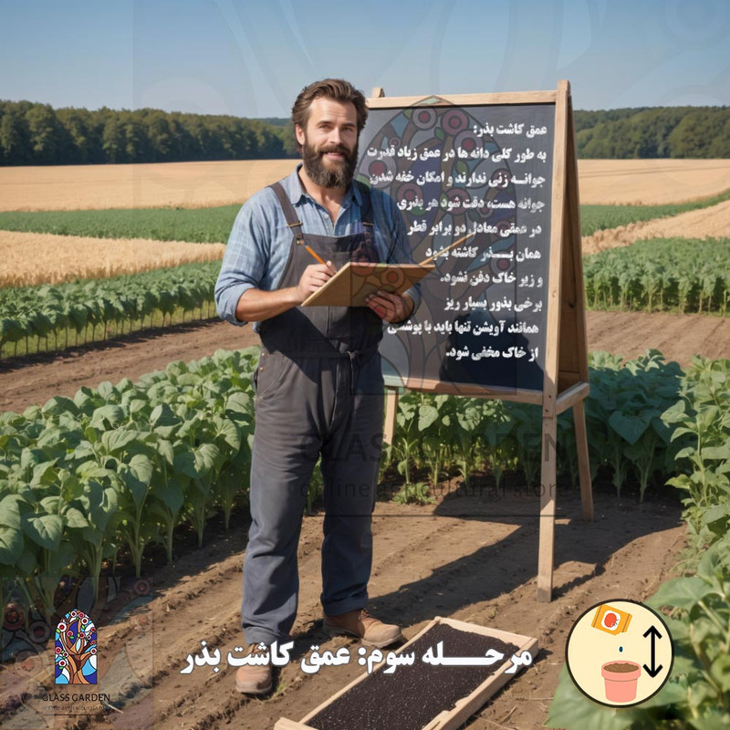 بذر بامیه قرمز کبود گلس گاردن مدل GL05