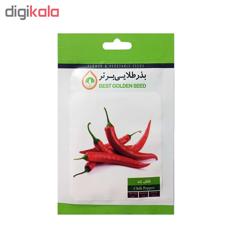 بذر فلفل قلمی تند بذر طلایی برتر کد BZT-61