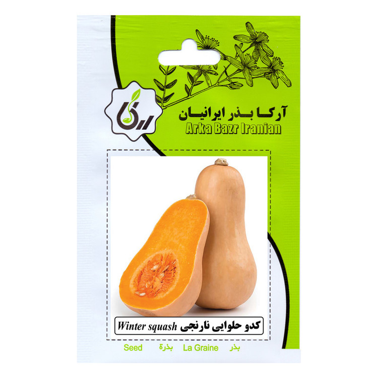بذر کدو آرکا بذر ایرانیان کد ARK-A-ARK-05 وزن 80 گرم مجموعه 5 عددی
