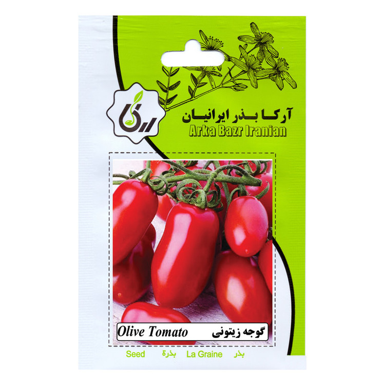 بذر گوجه گیلاسی ، زیتونی و درختی آرکا بذر ایرانیان کد ARK-A-ARK-08 وزن 80 گرم مجموعه 8 عددی