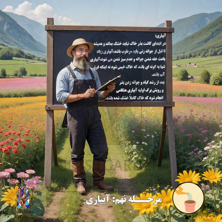 بذر کدو تنبل غول پیکر گلس گاردن مدل GL02