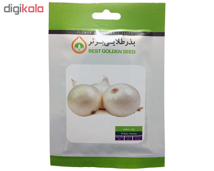 بذر پیاز سفید بذر طلایی برتر کد BZT-102