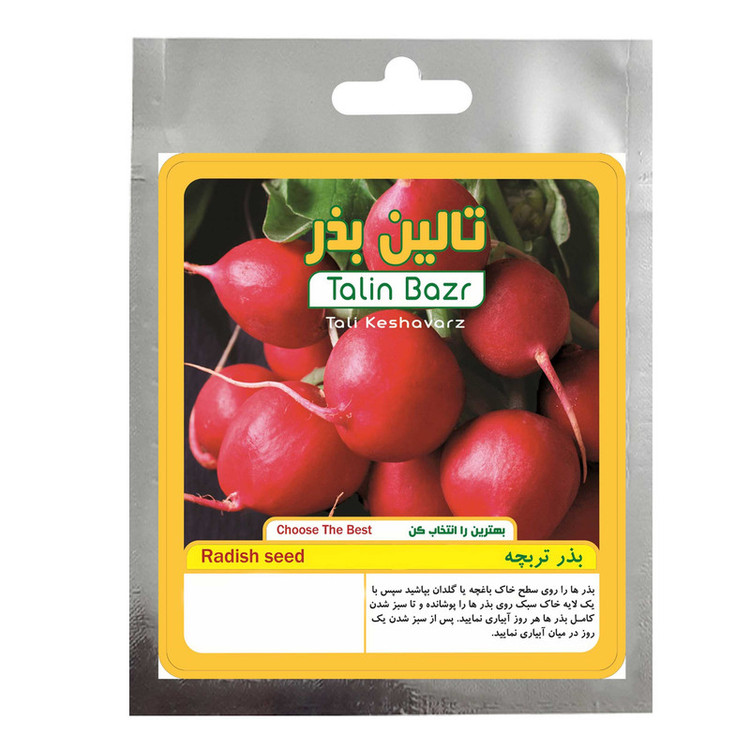 بذر سبزیجات و قرمه سبزی خوراکی تالین بذر کد P-S-BZT-12 مجموعه 12 عددی