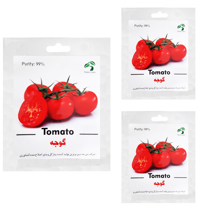 بذر گوجه فرنگی گرین فارم کد GR-GJ بسته 3 عددی